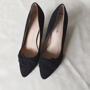 JUST Fab Black 3" Heels